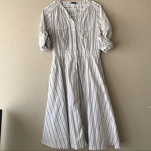 J.crew Henley full skirt dress